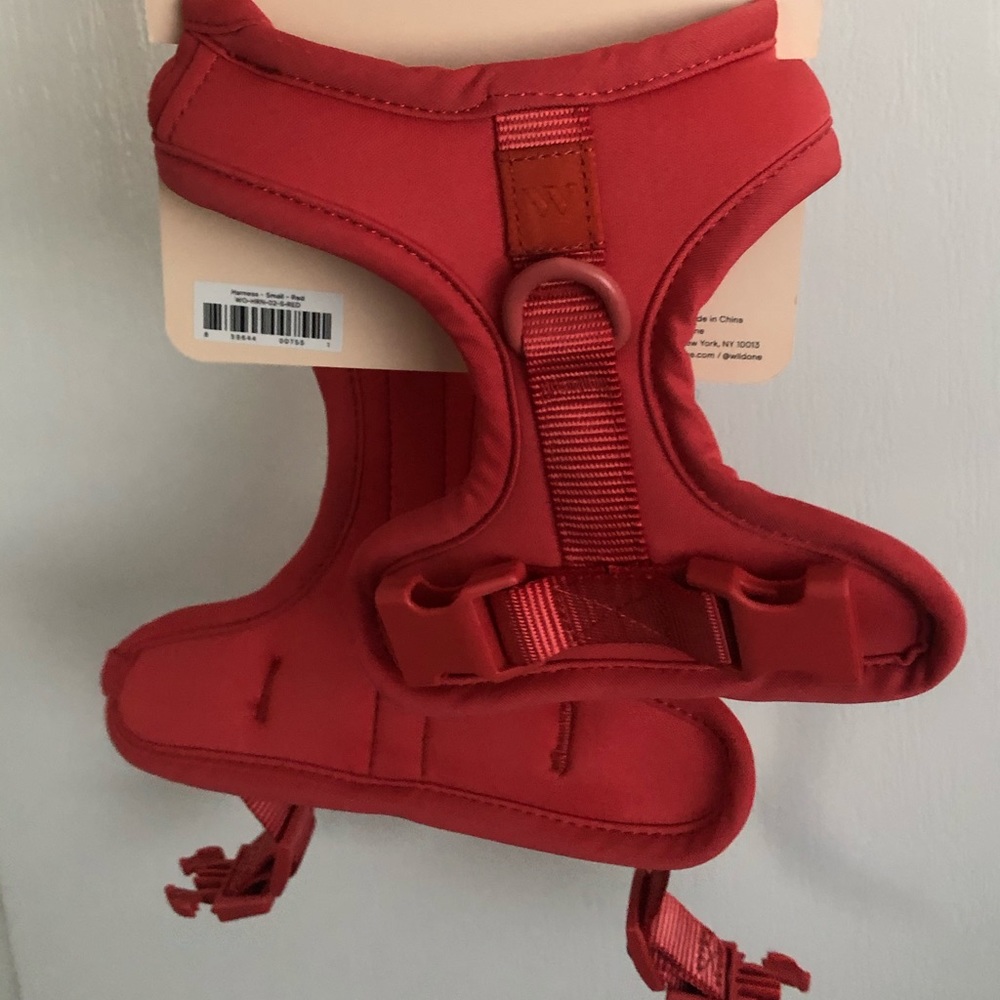 Wild One Dog Harness- Red Size Small